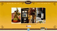 Desktop Screenshot of encore-bistro.com